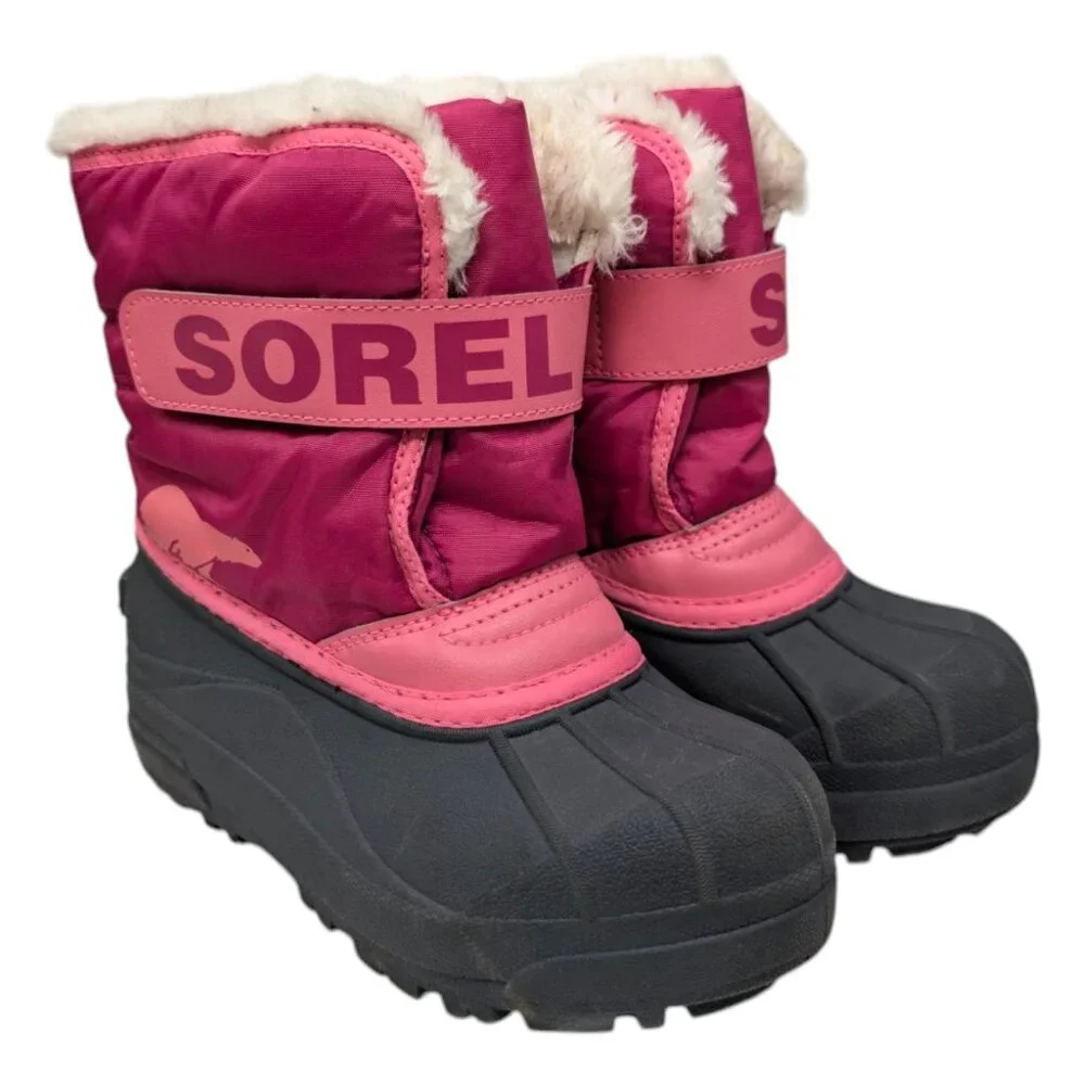 Sorel Commander Pink Winter Snow Boot